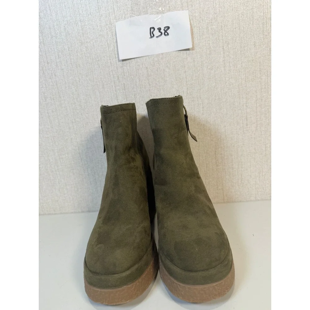 Unionbay Scarsdale‎ Olive Boot Women si2 6.5M